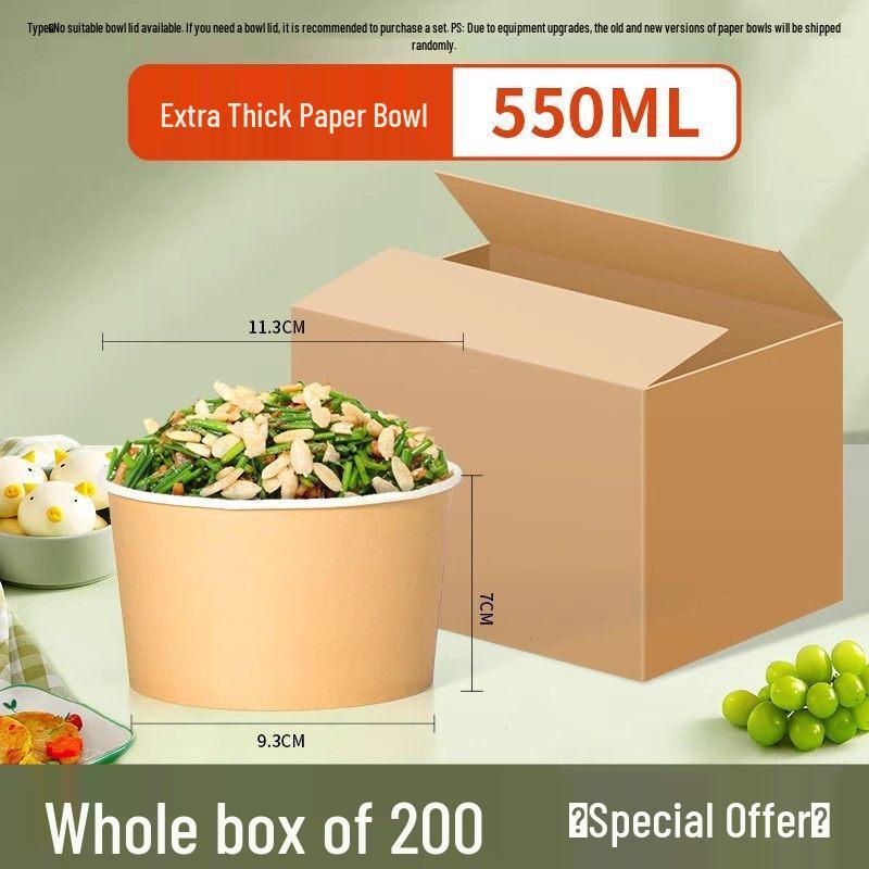 ZISIZ Disposable Paper Bowl