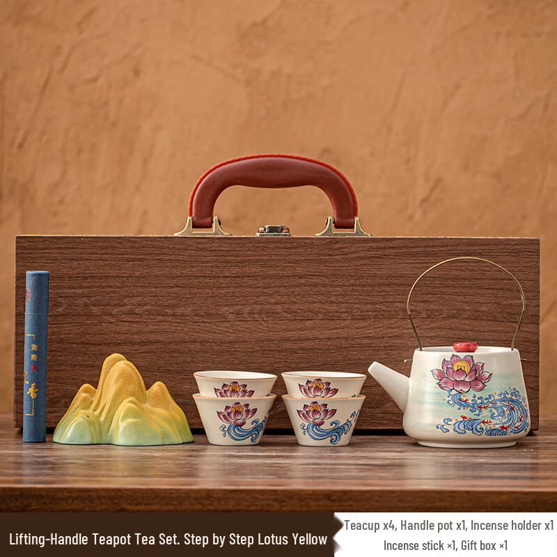 Jun Seventeen CH Teapot Gift Set Incense Ceremony Combination