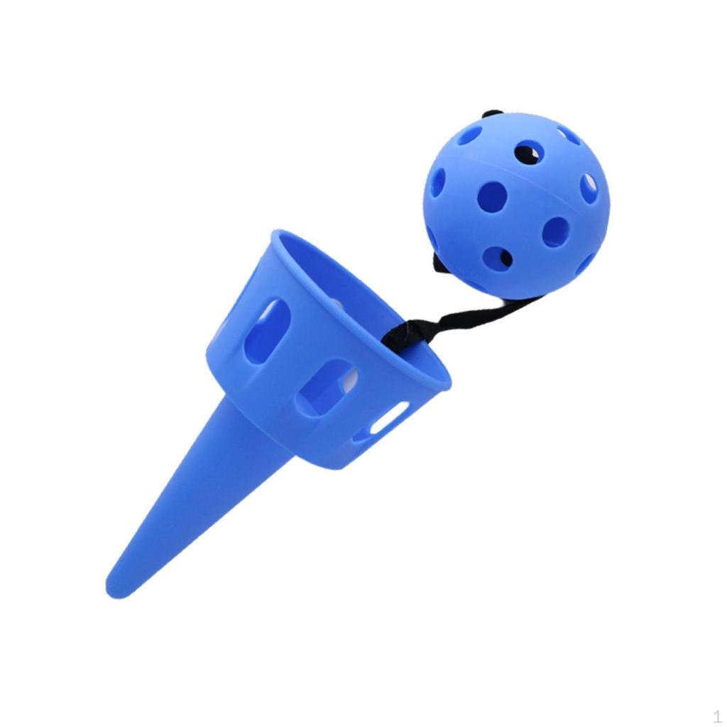 Ballfangspiel Gartenspielzeug Geschicklichkeit verbessern Tragbares Rasen Strandspielzeug für Kinder Jungen