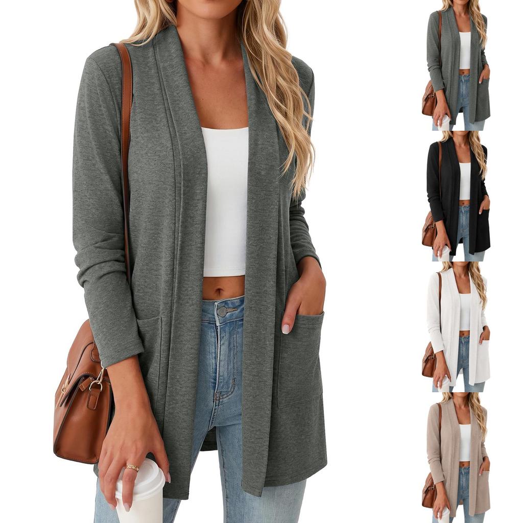 Women's Fashion Casual Color Long Sleeve Pullover Hoodie for Everyday Wear
