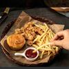 Newspaper Printing Sandwich Wrapping Paper Food Specific Oil Proof Papers French Fries Hamburgers Fried Chicken Bread Pizza Plates Paper Pads