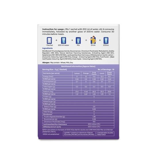 Dr. Morepen LightLife Power Plan | 50 Sachets (Pre-Meal Nutrition Mix) & 10 (On-The-Go Meal) Sachets 30 Consumption Days