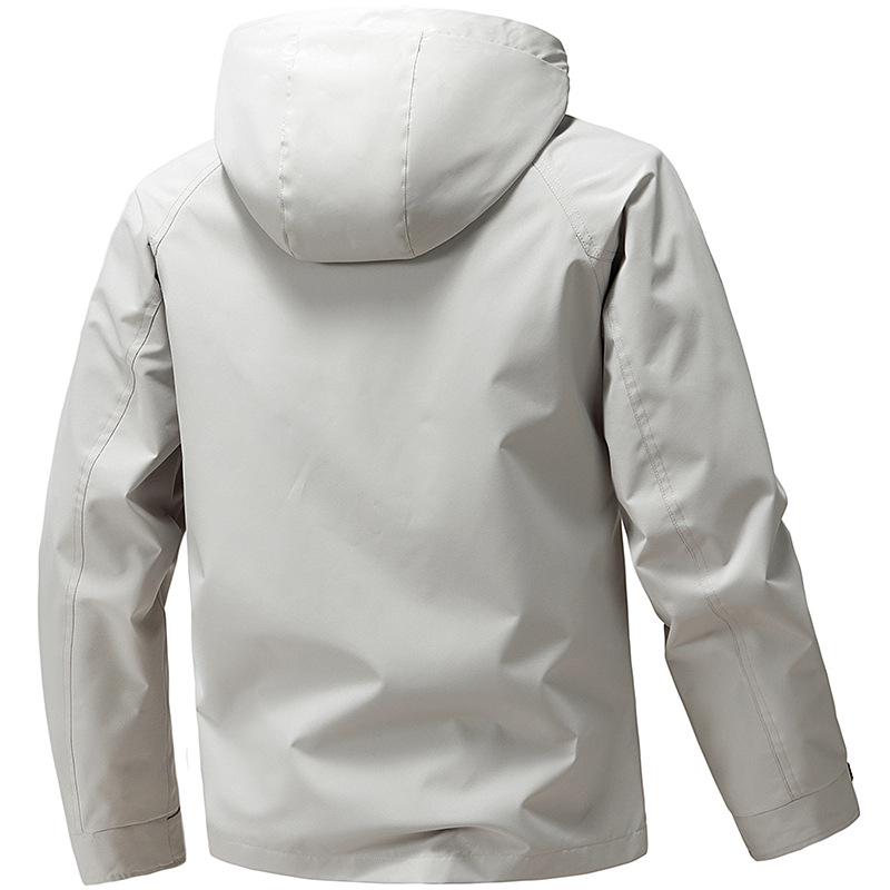 Men's 2025 Softshell Windbreaker: New Hot Style Spring Punk Workwear - Thin, Loose Fit Jacket