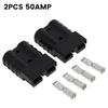 2PCS FOR-Anderson Style-Plug Connectors 50 AMP 6AWG 12-24V DC Power Tool