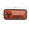 Biohazard Embroidered Velcro Patch With Nylon Polyester Material For Cosplay And Costume Accessories