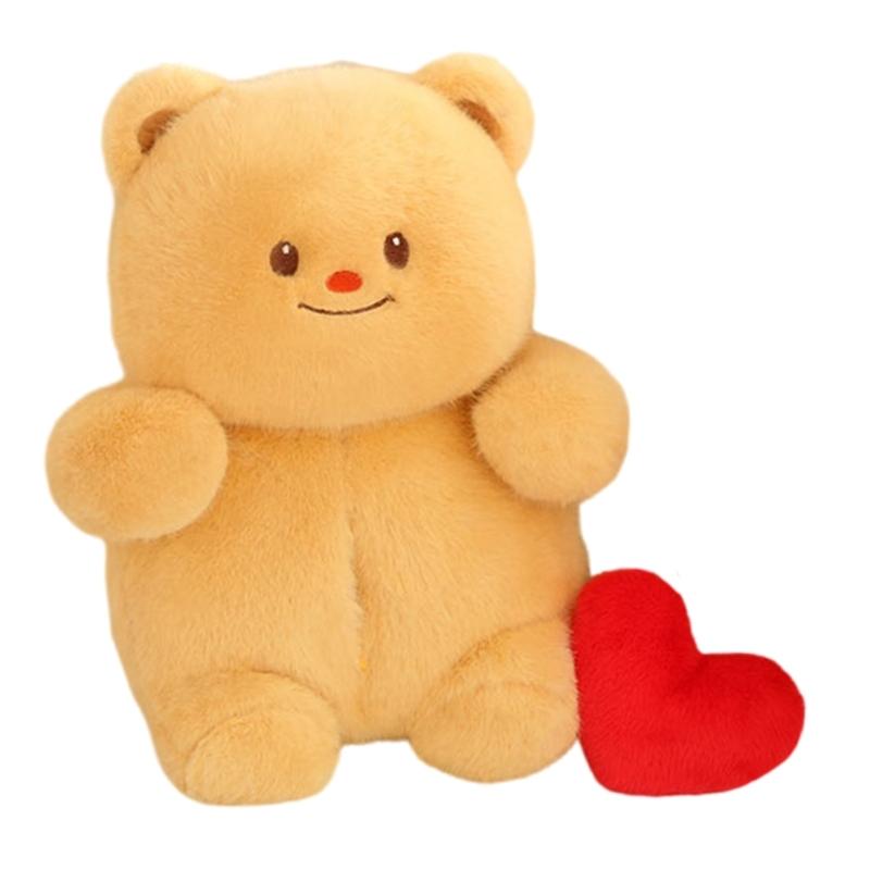 

Voice Recording Love Heart Plush Bear Comforting Plush Toy with Sound Record Birthday Gifts for Children and Toddler 1