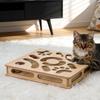 Cat Scratching Puzzle Box Pet Cat Track Bell Ball Kitten Cat Maze Box Puzzle Boredom Relief Toy for Playing And Training