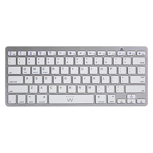 Clavier Bluetooth - Ewent - EW3161 - Blanc - Espagnol Qwerty - Batterie rechargeable