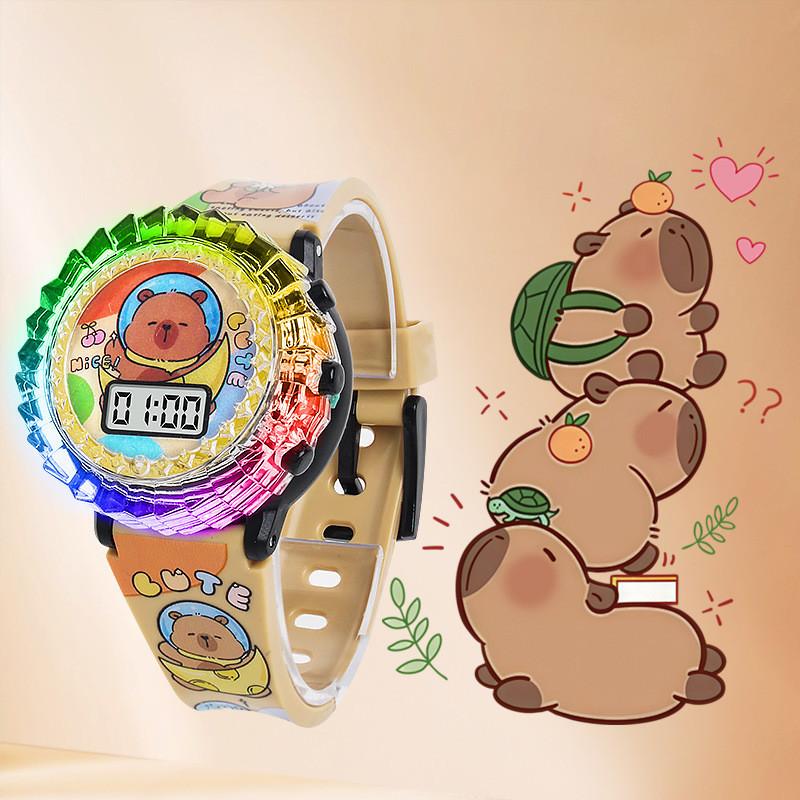 Kinder Cartoon LED Uhr mit Iron Man Batman Frozen Hello Kitty Design für Schulkinder