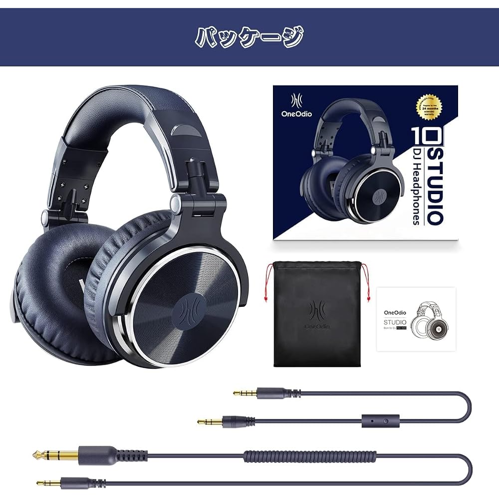 OneOdio Monitor Headphones DJ Headphones Suitable for Studio Recording, Instrument Practice, Mixing, TV Viewing, Movie Watching, Gaming, Etc.