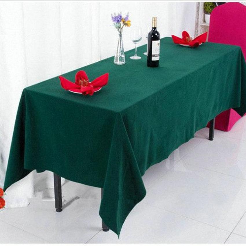 Maßgefertigte Konferenztischdecke, Verdickte Konferenztischdecke, Schlammtischdecke, Konferenztischrock, Tischrock, Dunkelgrün Königsblau