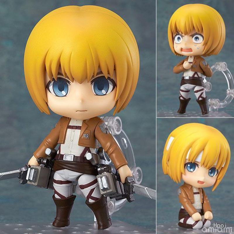 Interesting Toys Girls In Stock Armin Arlert Anime Figure Levi Ackerman Action Figure Shingeki No Kyojin Figurine Model Doll Toys Gift