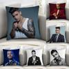 S-Singer M-Maluma Pillow Case Sofa Decorative Home Double-sided Print Plush Square Throw Pillow Covers Cushion Decor Cover