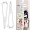 1Pc No Punching Door Holder Latch Prevents Dogs From Entering Adjustable Gate Lock Flex Latch Strap Keeping Dog Out Door Fence