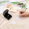 1000 PCS Price Tags with String Attached, 1.8 x 1 inch Small Blank Labeling Tags, White Marking Merchandise Strung Tags Writable Paper Tag for Present