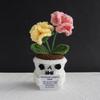Halloween Positive Energy Knit Ghost Doll Ornament