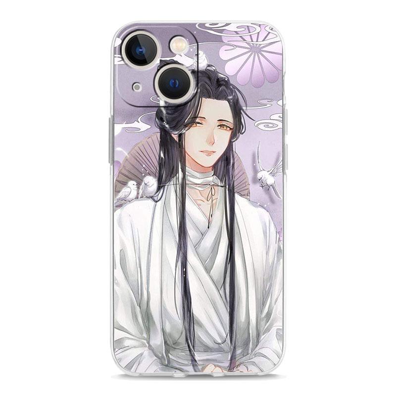 TGCF Heaven Official's Blessing Luxuriöse transparente Telefonhülle für iPhone 14 13 12 11 Pro Max XS X XR SE 7 8 Plus TPU Clear Cover