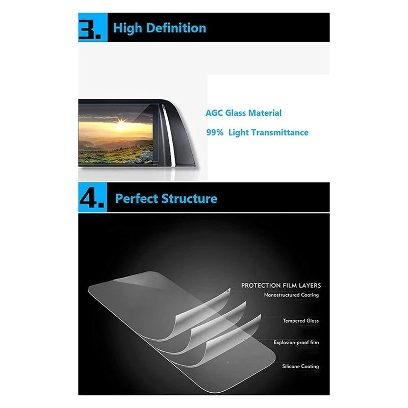 For - -Porsche Macan 10.9-Inch Car Navigation GPS Press Screen Protective Film Display Tempered Glass