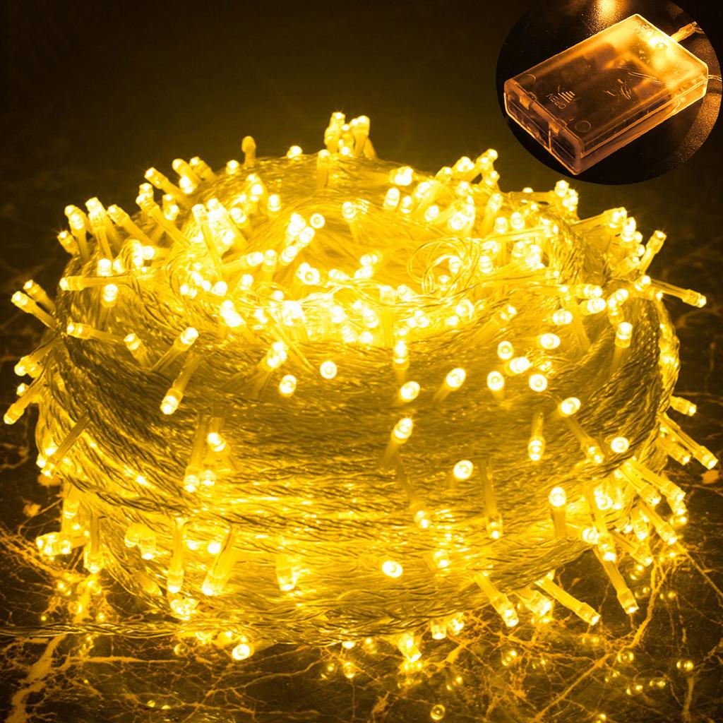 Corzi de iluminat cu LED-uri Ghirlandă de copac de grădină Dormitor de decorare pentru nunta de Crăciun Lumini de vacanță rezistente la apă