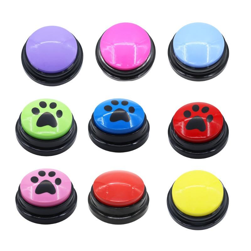 Plastic Communication Button Dog Sound Box Talking Toy Recordable Squeeze Box Interactive Voice Button For Pet Training