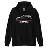Moletom Premium Para Proprietários de Carros Civic 1996 Presente de Aniversário