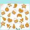 Man Christmas Gingerbread Party Confetti For Holiday Table Celebrations Decor