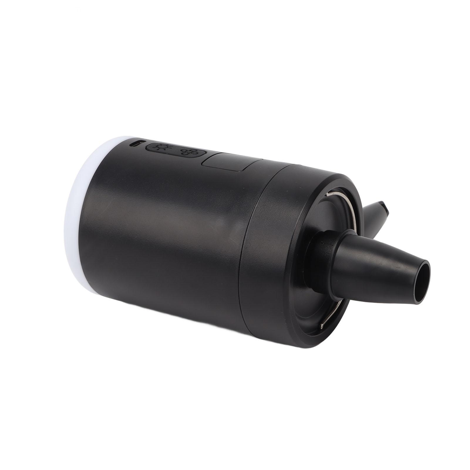 

Портативный электрический воздушный насос Наружный насос-нагнетатель со светодиодной подсветкой для надувного матраса, плавательного круга, дивана