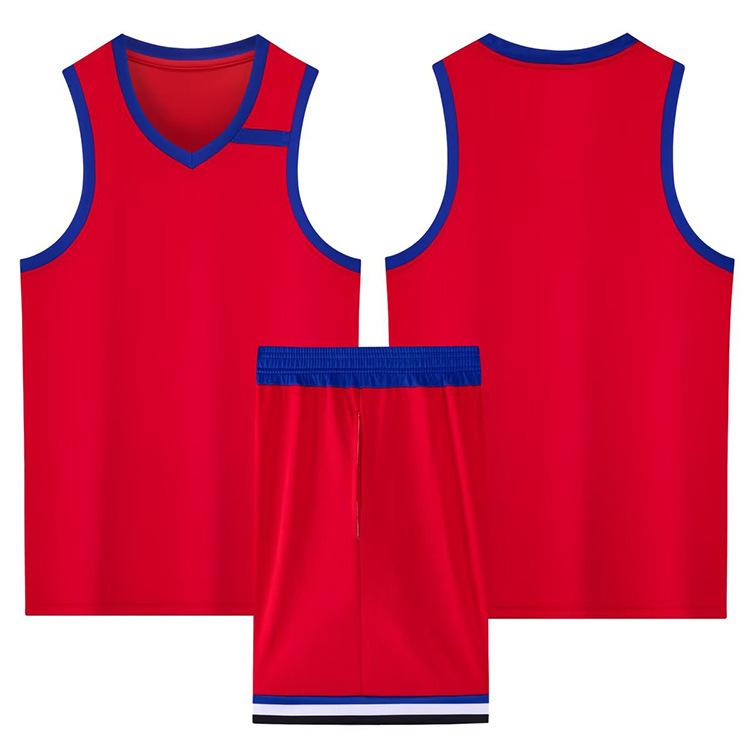 Basketball Suit Men S Jersey Competition Jersey Women S Summer Training Suit Sports Vest Trendy Children S Clothing Summer 3XS красный