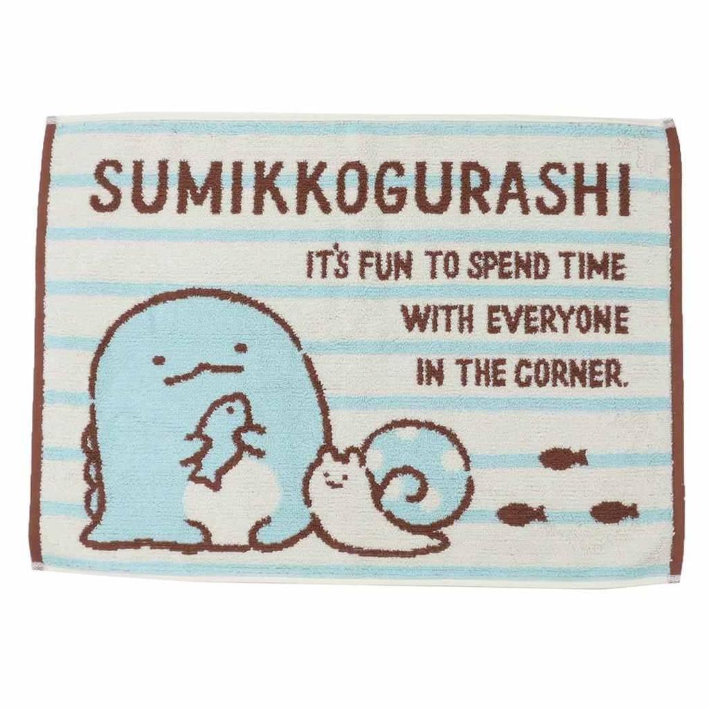 Marushin Bath Sumikko H45 X 6575035300 Mat, Gurashi, Lizard, Lizard's Rest, Towel, Approx. W60cm,