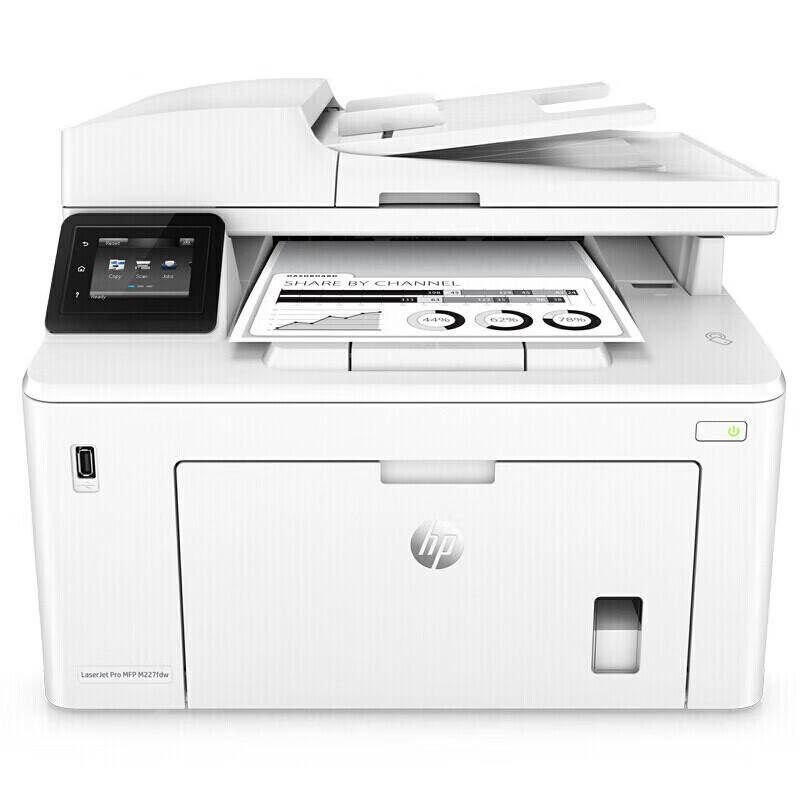 HP M227fdw A4 Black and White Laser Multifunction Printer CN plug (adapter included)