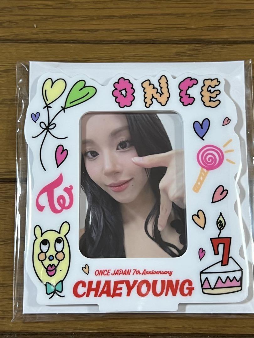 

[Б/У] Подставка для фотокарточек в честь 7-й годовщины TWICE CHAEYOUNG