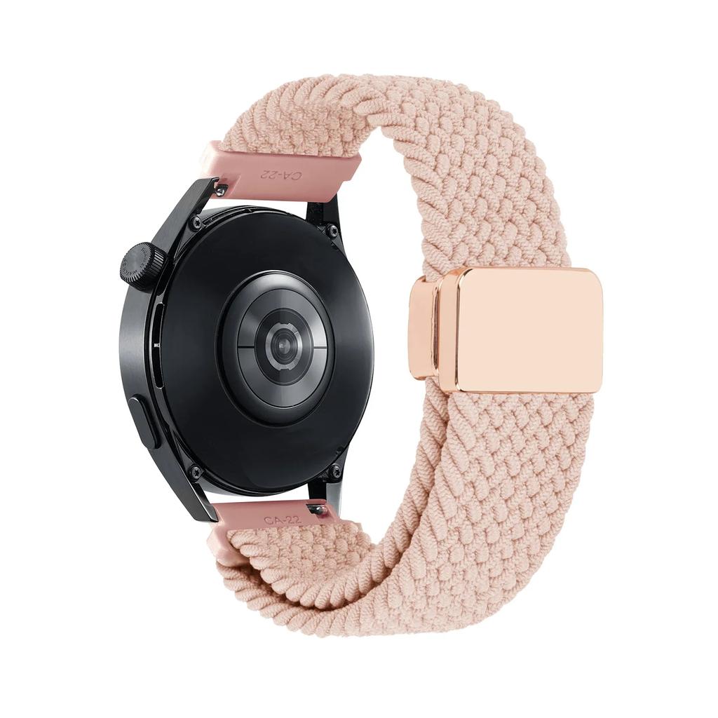 Magnetic Strap for Amazfit BALANCE 2/GTR 4 3 Pro/GTR 2 2e Braided Band for GTS 4 2mini/Bip 6 5/Stratos 3 Nylon 20/22mm Bracelet