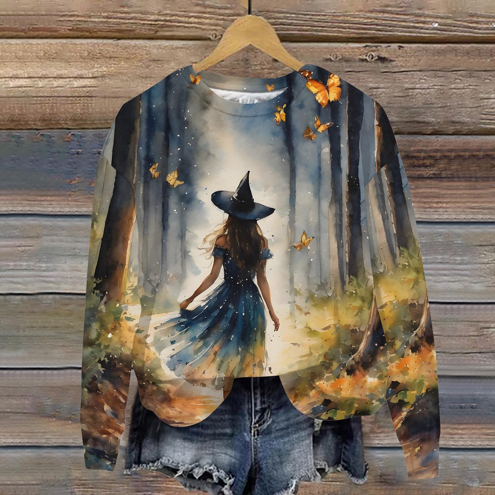 Женский Хэллоуин с принтом — фото 6