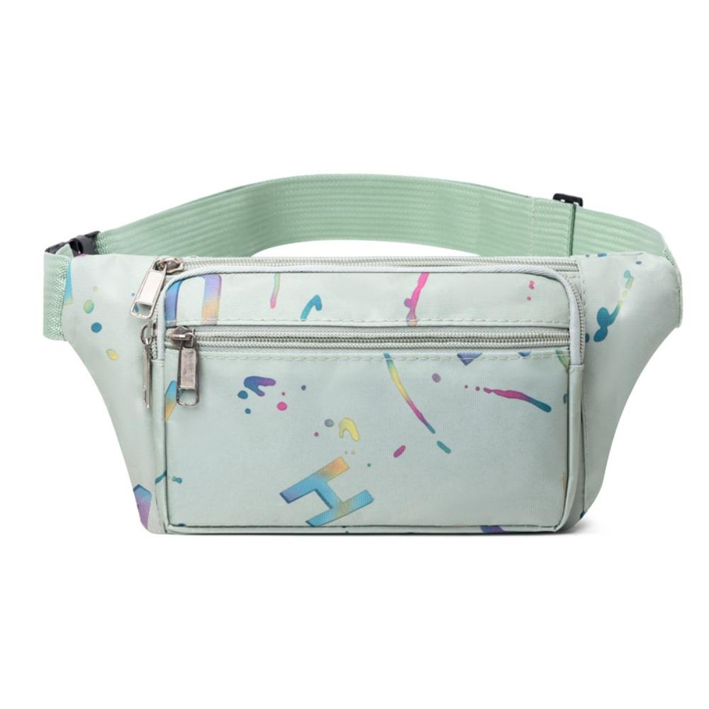 Casual Oxford Women Fanny Packs Anti-theft Large Capacity Running Waist Bag Lightweight Multi-pocket Sports Belt Pouch