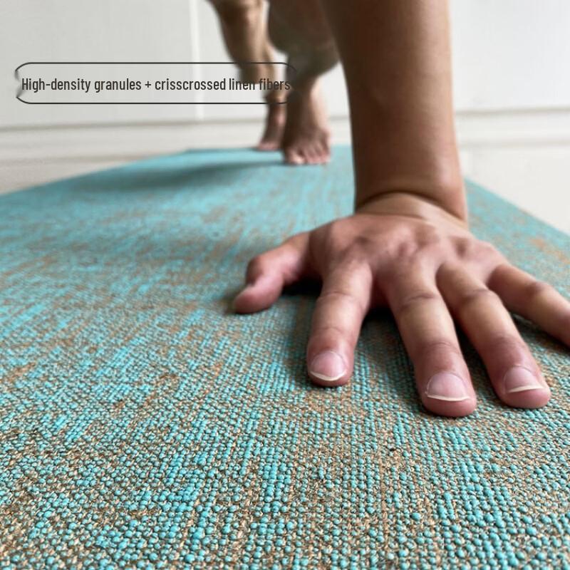 Umweltfreundliche Leinen-Yogamatte