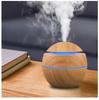 Luftbefeuchter Elektrischer Luftaroma-Diffusor Holz Ultraschall-Luftbefeuchter Ätherisches Öl Aromatherapie Kühler Nebelhersteller für Schlafzimmer