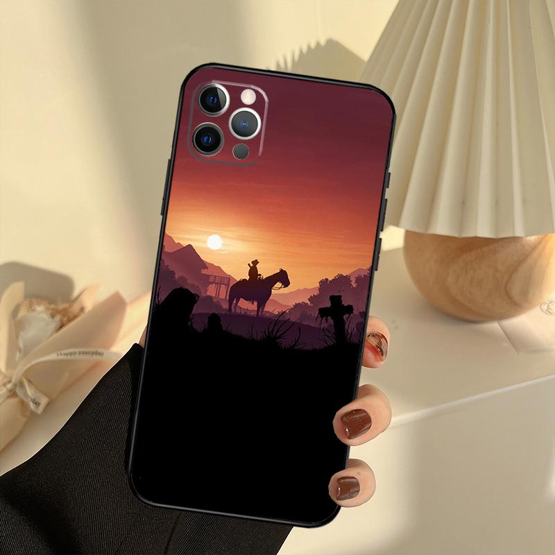 

Red Dead Redemption 2 Phone Case For iPhone 13 16 15 11 12 14 17 Pro Max 12 mini 15 16 Plus 16e 17 Air Cover Funda iPhone 13