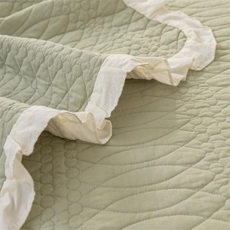 Bawełniany Pokrowiec na Sofę do Salonu Pogrubiona Mata Poduszka na Sofę Nordycki Jednolity Kolor Ręcznik na Sofę Pokrowce na Narożnik w Kształcie L Dekoracja Domu