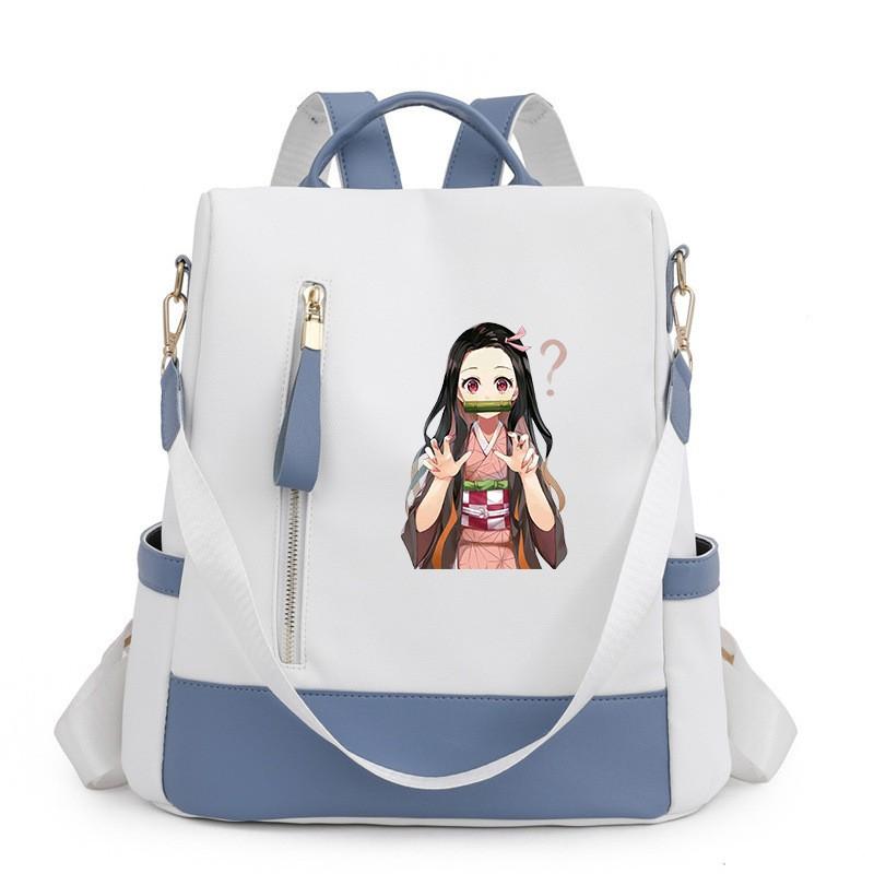 Stilvoller Oxford-Nylon-Rucksack für Damen Streetwear Reise Schultasche Mit Wasserdichten Diebstahlschutz-Merkmalen