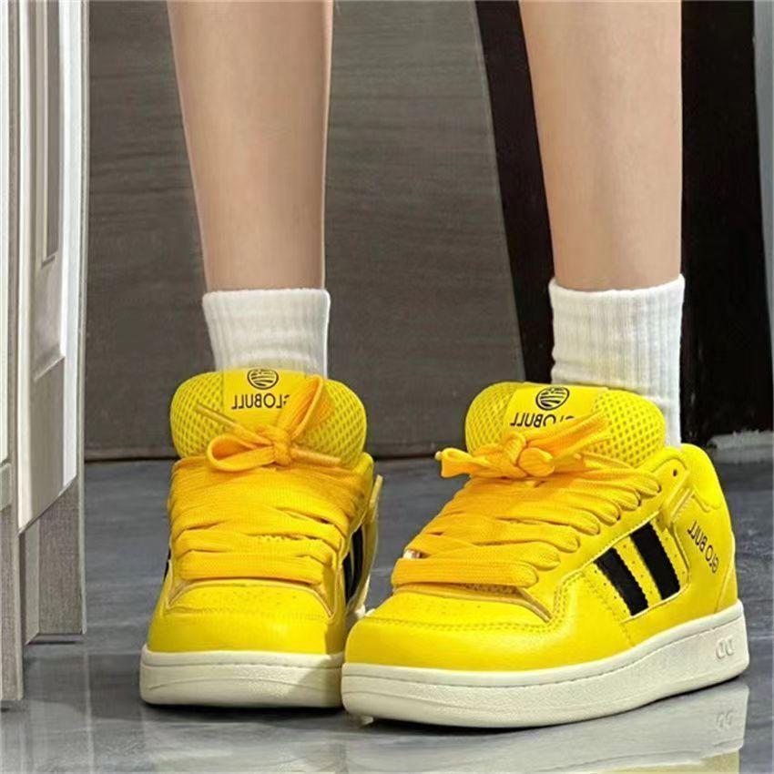 

New summer new new new Chinese women s versatile casual sports skateboard shoes 40 жёлтый