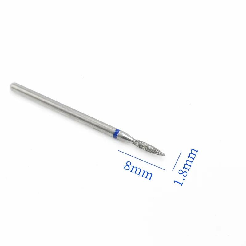 1pcs Diamond Nail Drill Bit Rotery Electric Milling Cutters For Pedicure Manicure Files Cuticle Burr Nail Tools Accessories