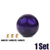 Car Transmission Stick Round Ball Manual Shifter Lever Handle Gear Shift Knob  Decoration Head with 3 Adapters Auto Accessories