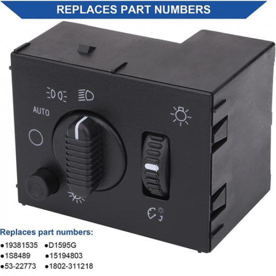 Headlight Switch Control Fog Lamp Button For Chevy Silverado GMC Sierra 19381535