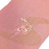 Used Japanese accessories, obi-age, pure silk, snow ring and floral pattern, Shantou embroidery, gold, crepe, pink C-5926