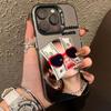 New European and American applicable iphone17 mobile phone case Apple 15promax/14 creative 13pro12 sunglasses 16xr