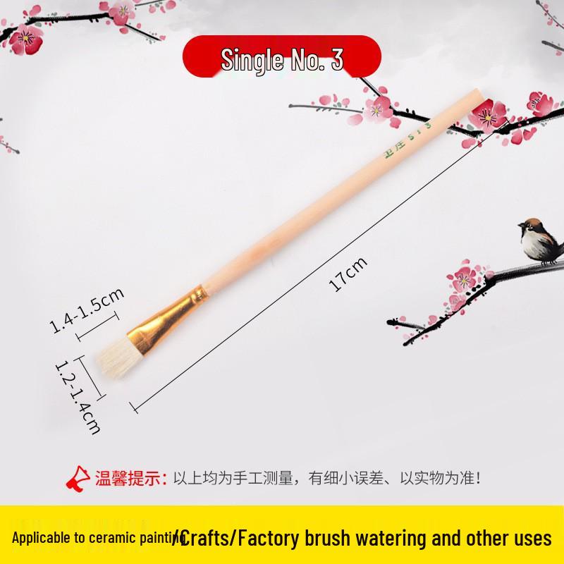 Gold Tip Ceramic and Watercolor Paint Brush Set - Boutique S Series