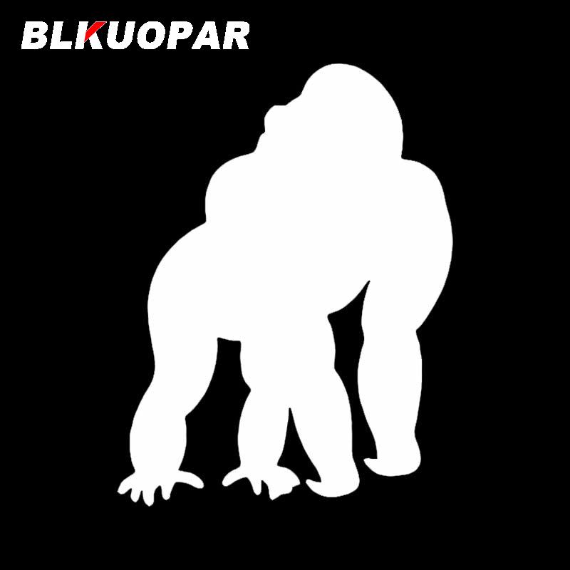 BLKUOPAR Gorilla Car Sticker Funny Waterproof Decal Personality Sunscreen Refrigerator Motorcycle Decoration Car Accessories
