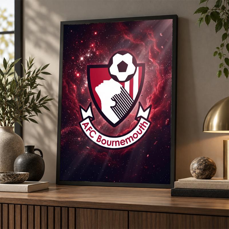 Bournemouth Football Diamond Painting Kit 5D Full Drill DIY Diamond Mosaic Wall Art Home Decor