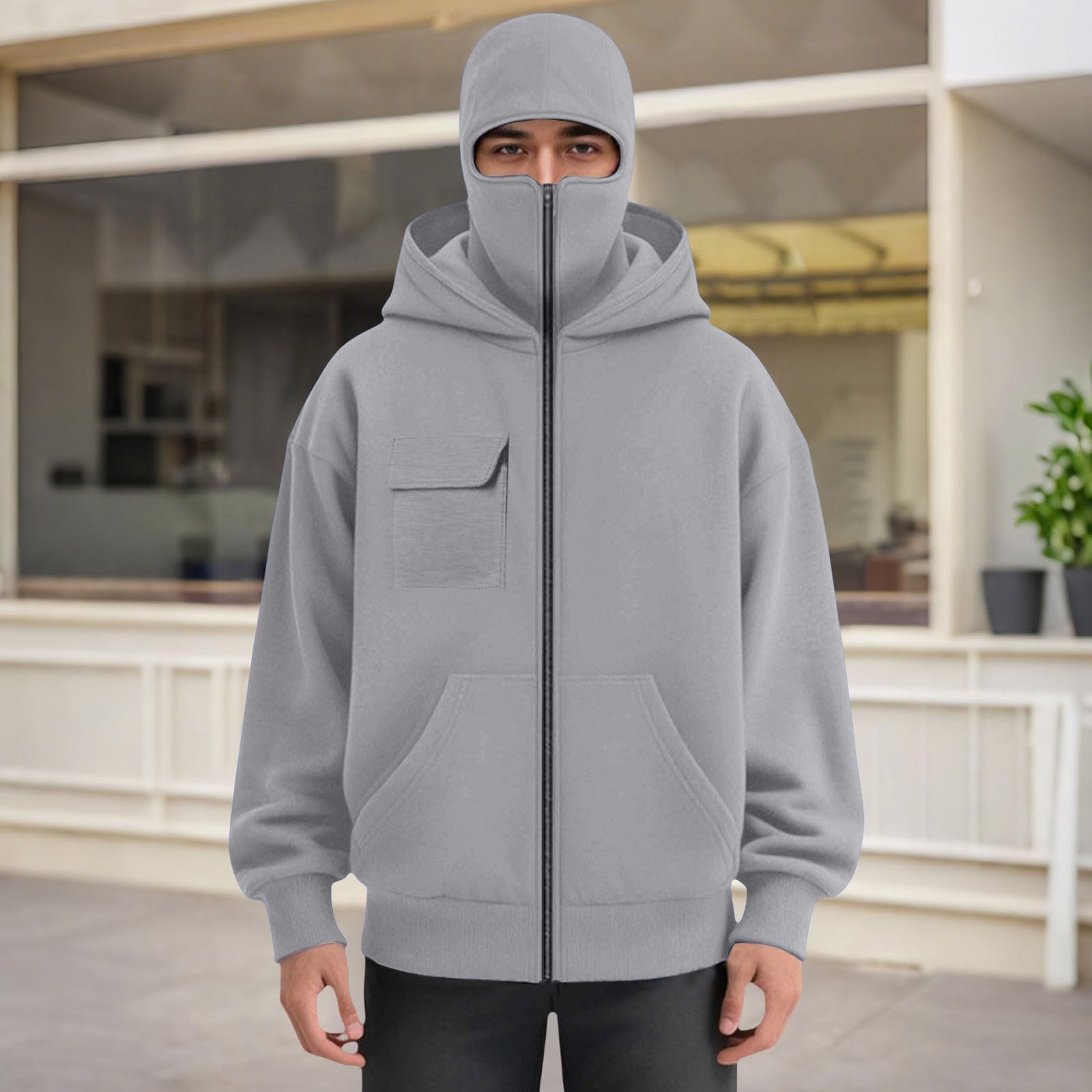 

Sweatshirts For Men Long Sleeve Casual Pullover Warm Winter L