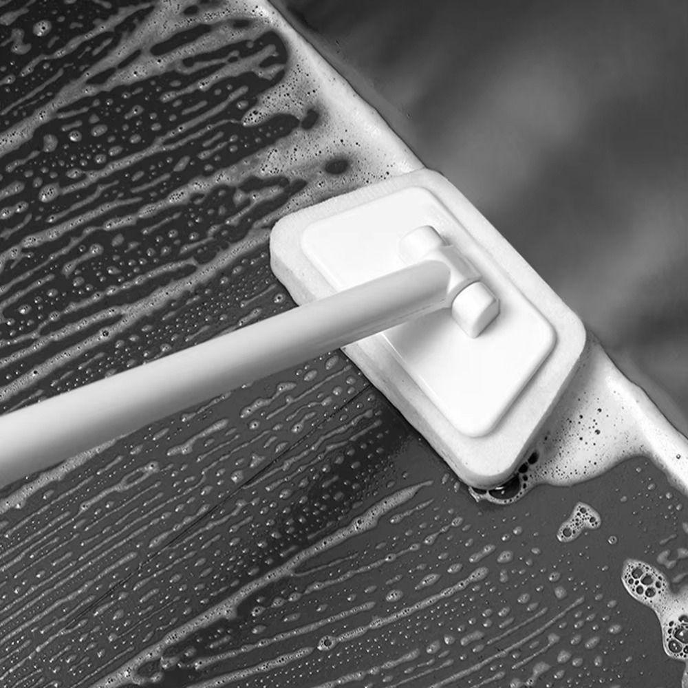 Replacement Head Bathroom Wall Brush Long Handle Bathroom Cleaning Brush  Household Cleaning
